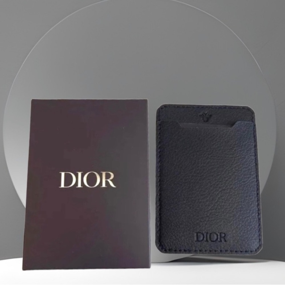 DIOR SMARTPHONE CARDHOLDER BEE SAUVAGE WALLET